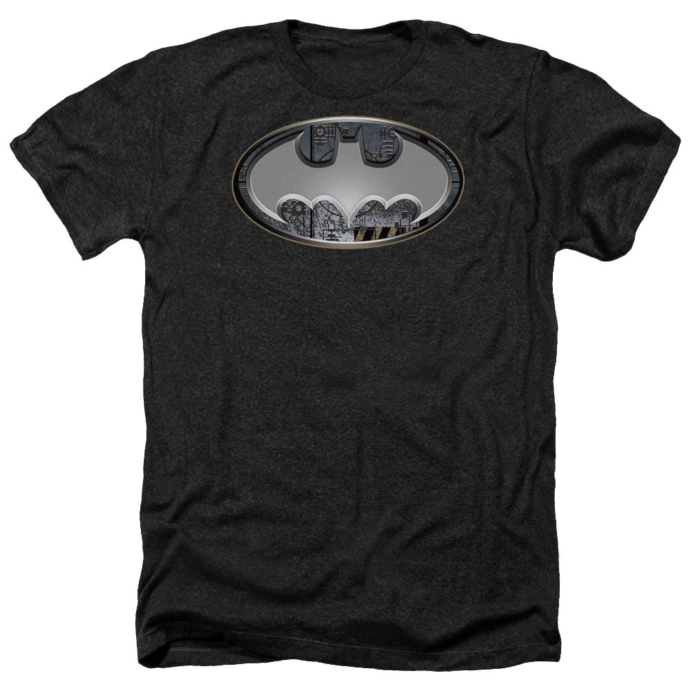 Batman Steel Wall Shield - Men's Heather T-Shirt