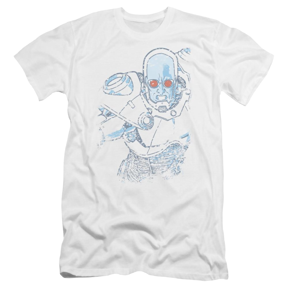 Batman Snowblind Freeze - Men's Premium Slim Fit T-Shirt
