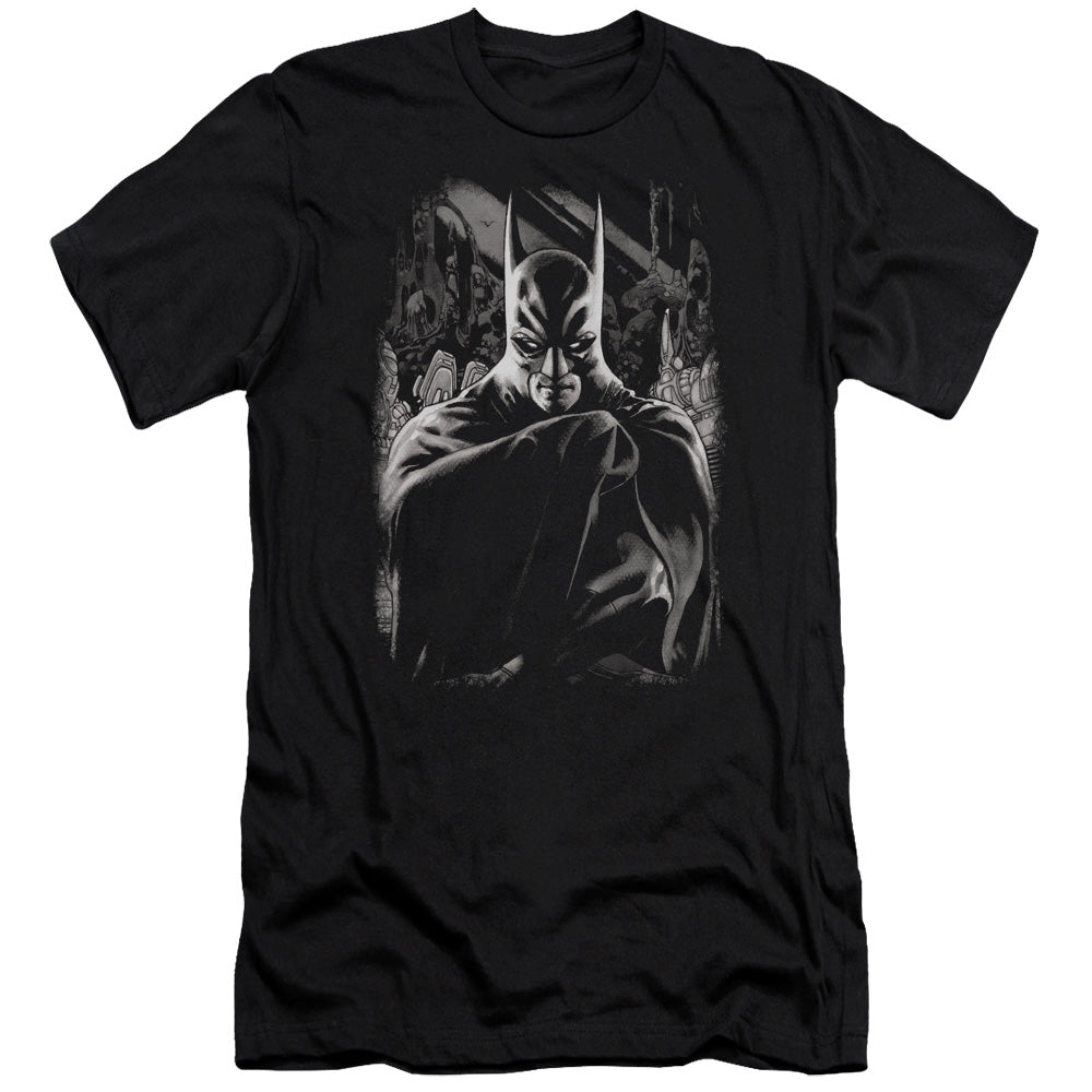 Batman Detective 821 Cover Slim Fit Mens T Shirt Black