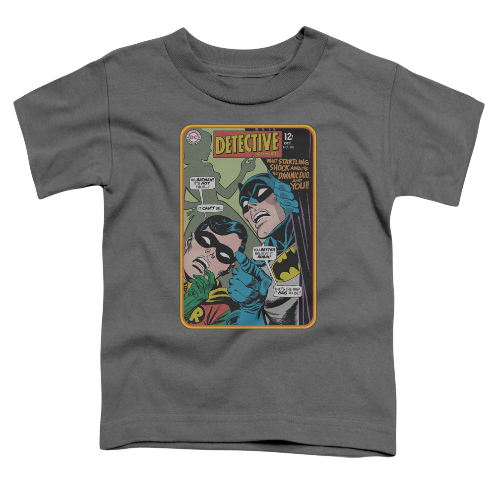 Batman Detective #380 Toddler Kids Youth T Shirt Charcoal