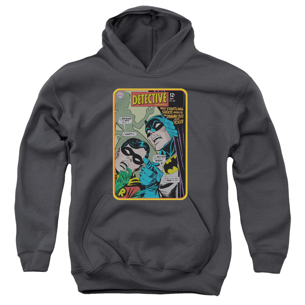 Batman Detective #380 Kids Youth Hoodie Charcoal