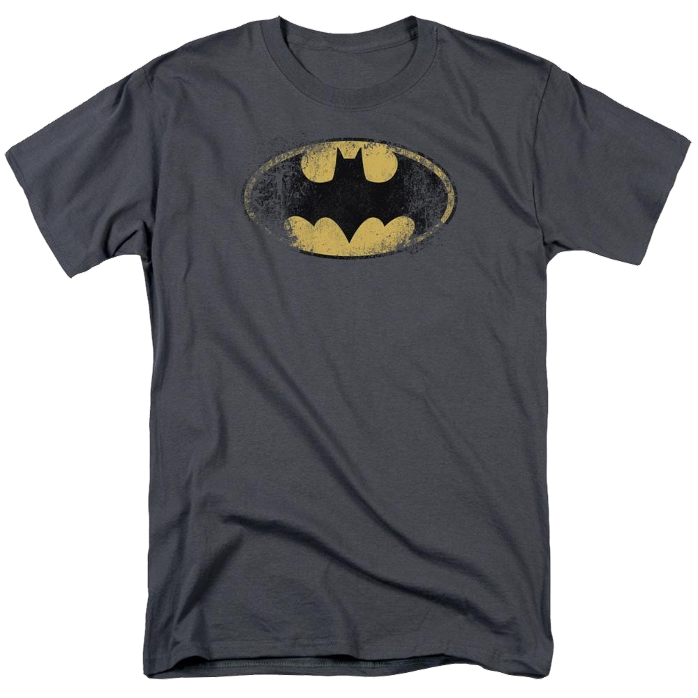 Batman Destroyed Logo - Men's Regular Fit T-Shirt