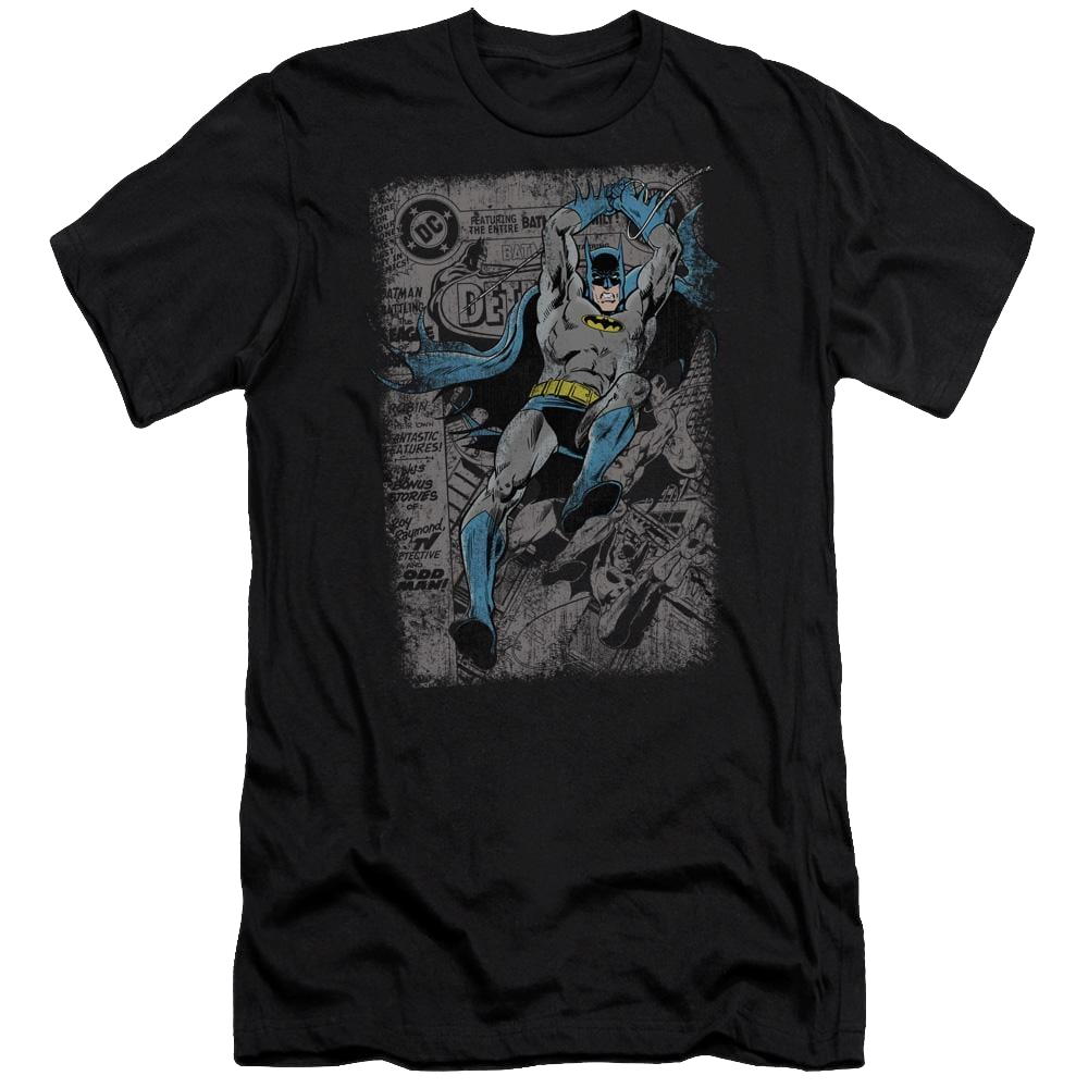 Batman Detective #487 Distress - Men's Premium Slim Fit T-Shirt