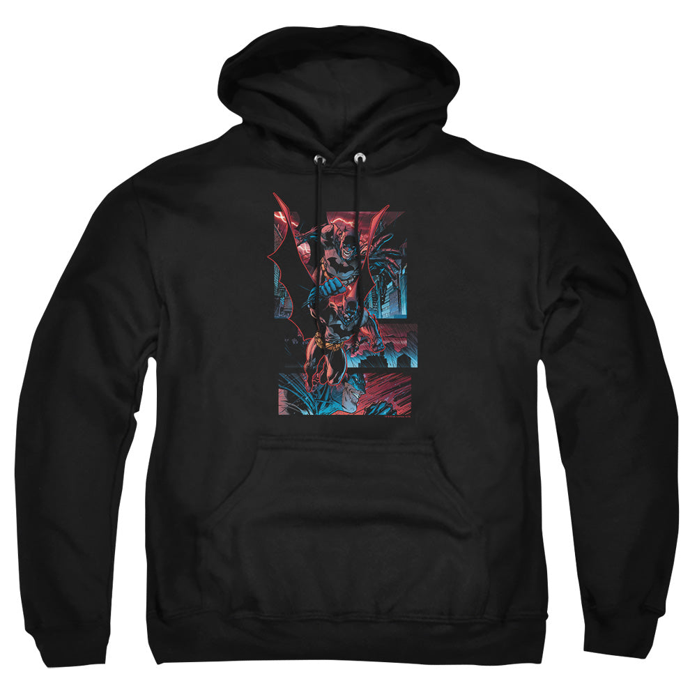 Batman Dark Knight Panels Mens Hoodie Black