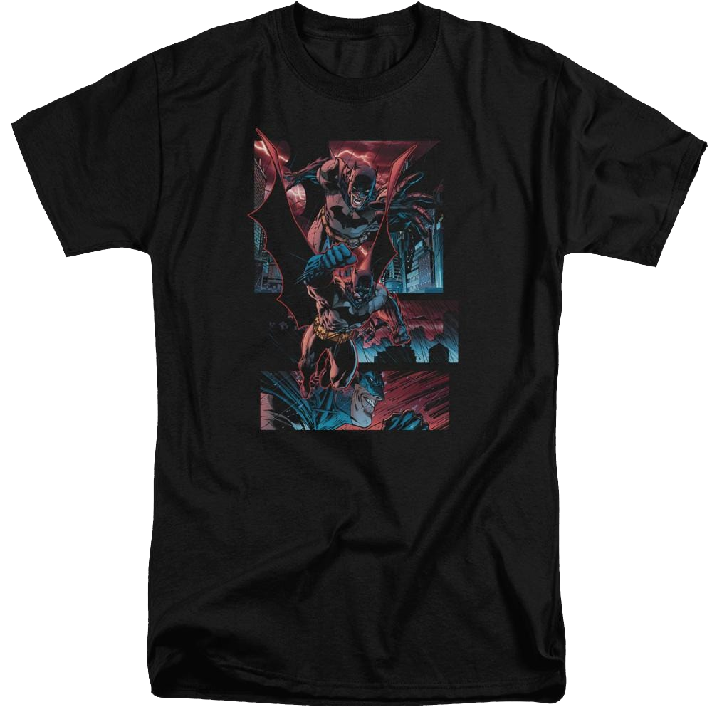 Batman Dark Knight Panels - Men's Tall Fit T-Shirt