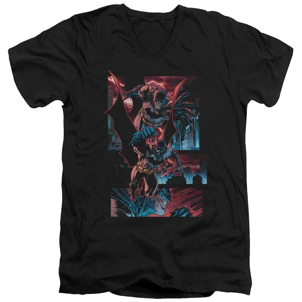 Batman Dark Knight Panels - Men's V-Neck T-Shirt