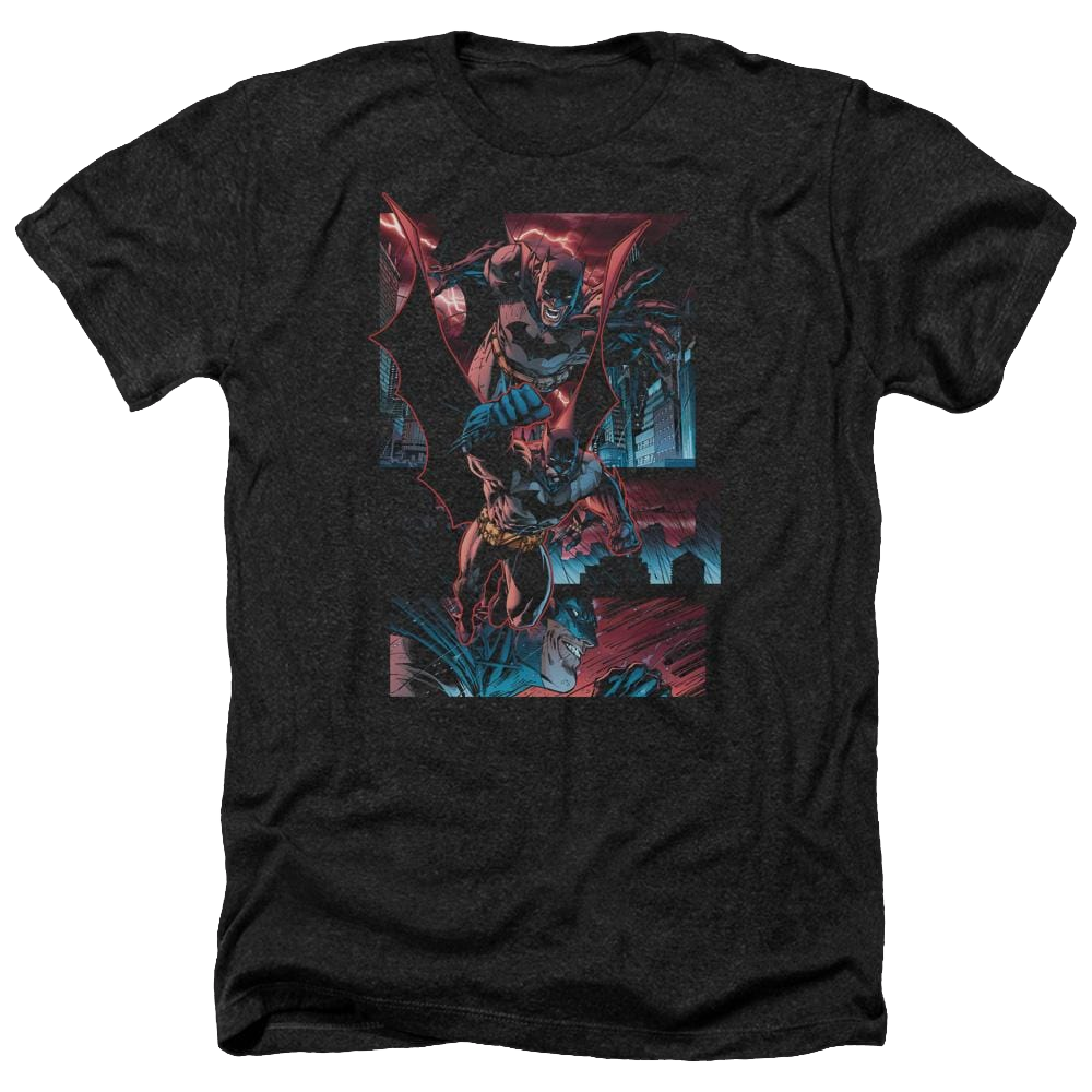 Batman Dark Knight Panels - Men's Heather T-Shirt
