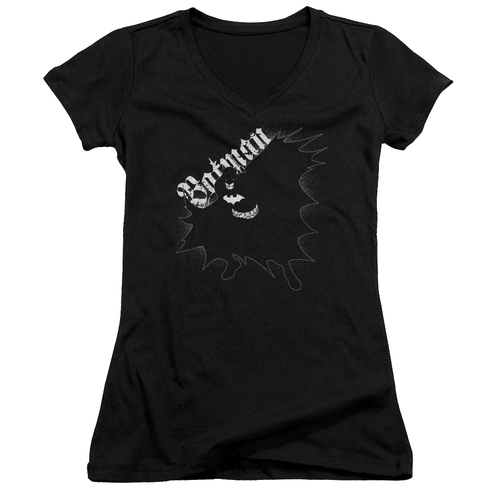 Batman Darkness - Juniors V-Neck T-Shirt