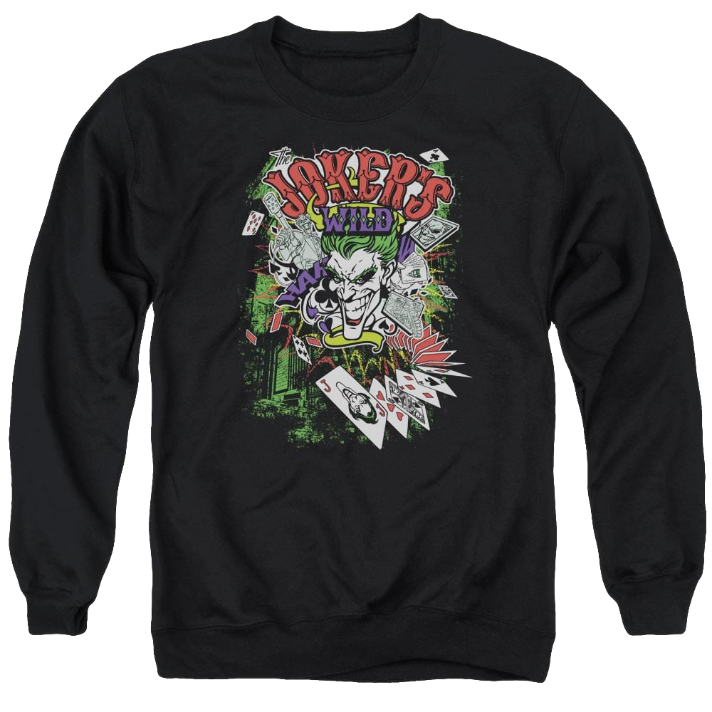 Batman Jokers Wild - Men's Crewneck Sweatshirt