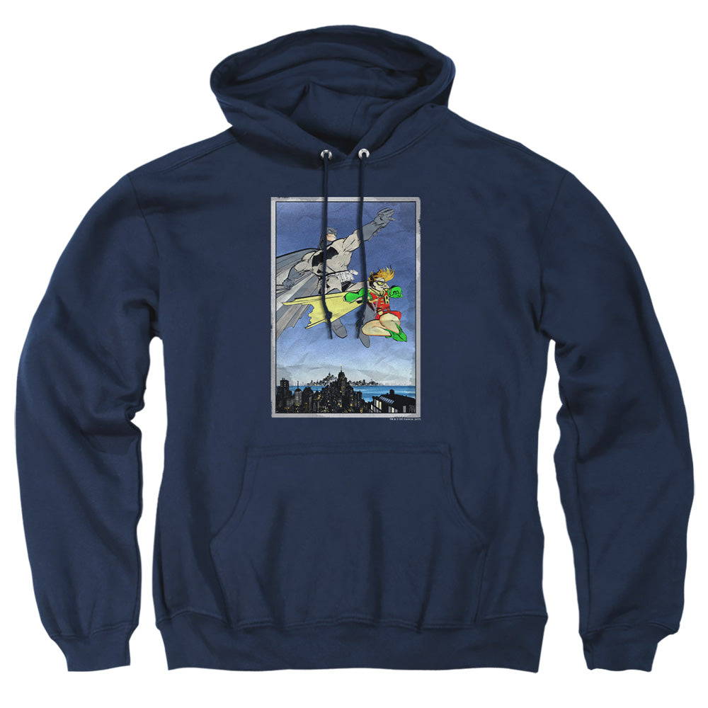 Batman Dkr Duo Mens Hoodie Navy