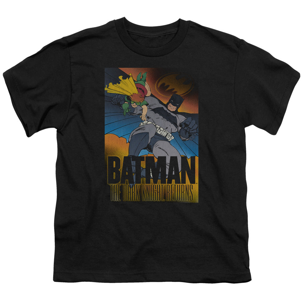 Batman Dk Returns Kids Youth T Shirt Black