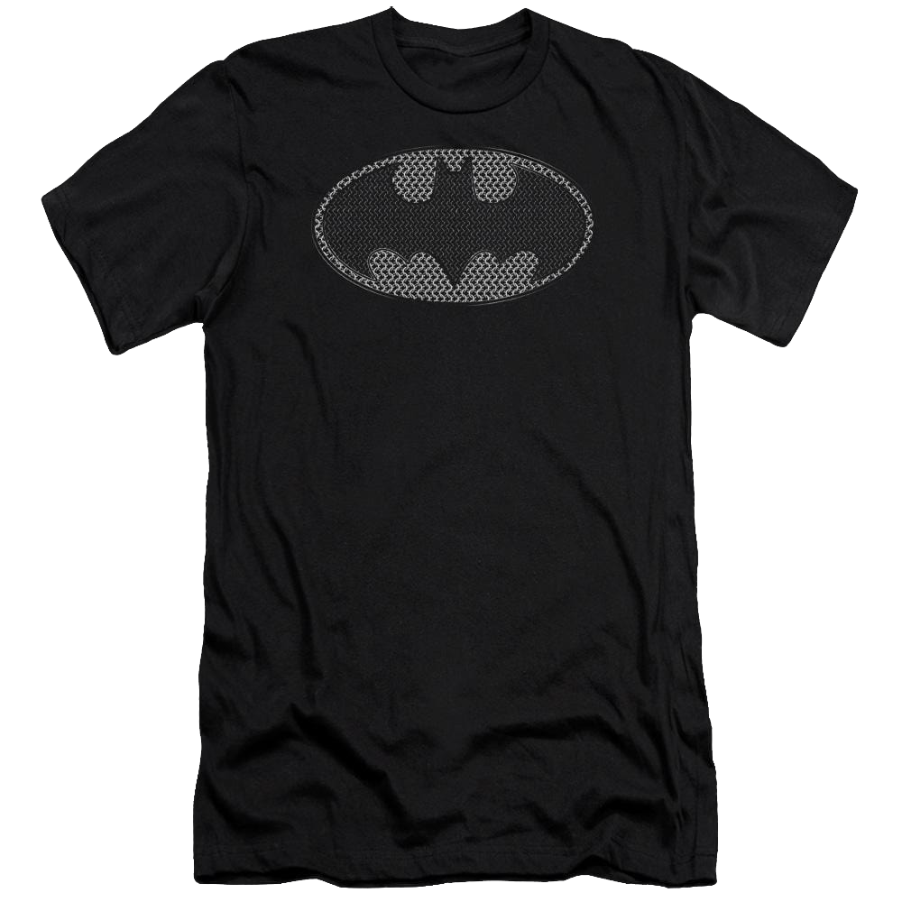 Batman Chainmail Shield - Men's Premium Slim Fit T-Shirt