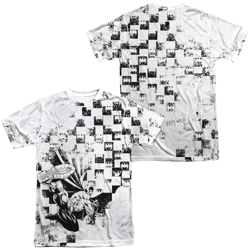 Batman Checkerboard Kick Men's All Over Print T-Shirt