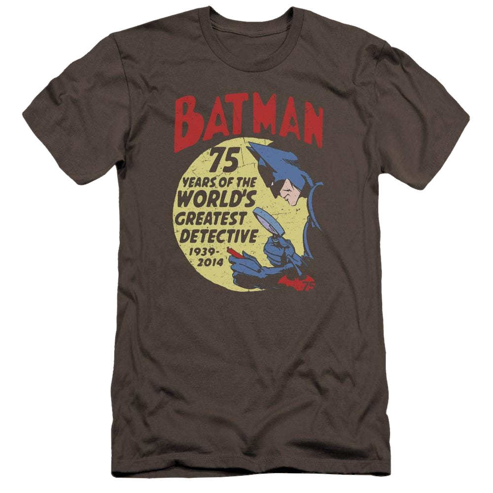 Batman Detective 75 - Men's Premium Slim Fit T-Shirt