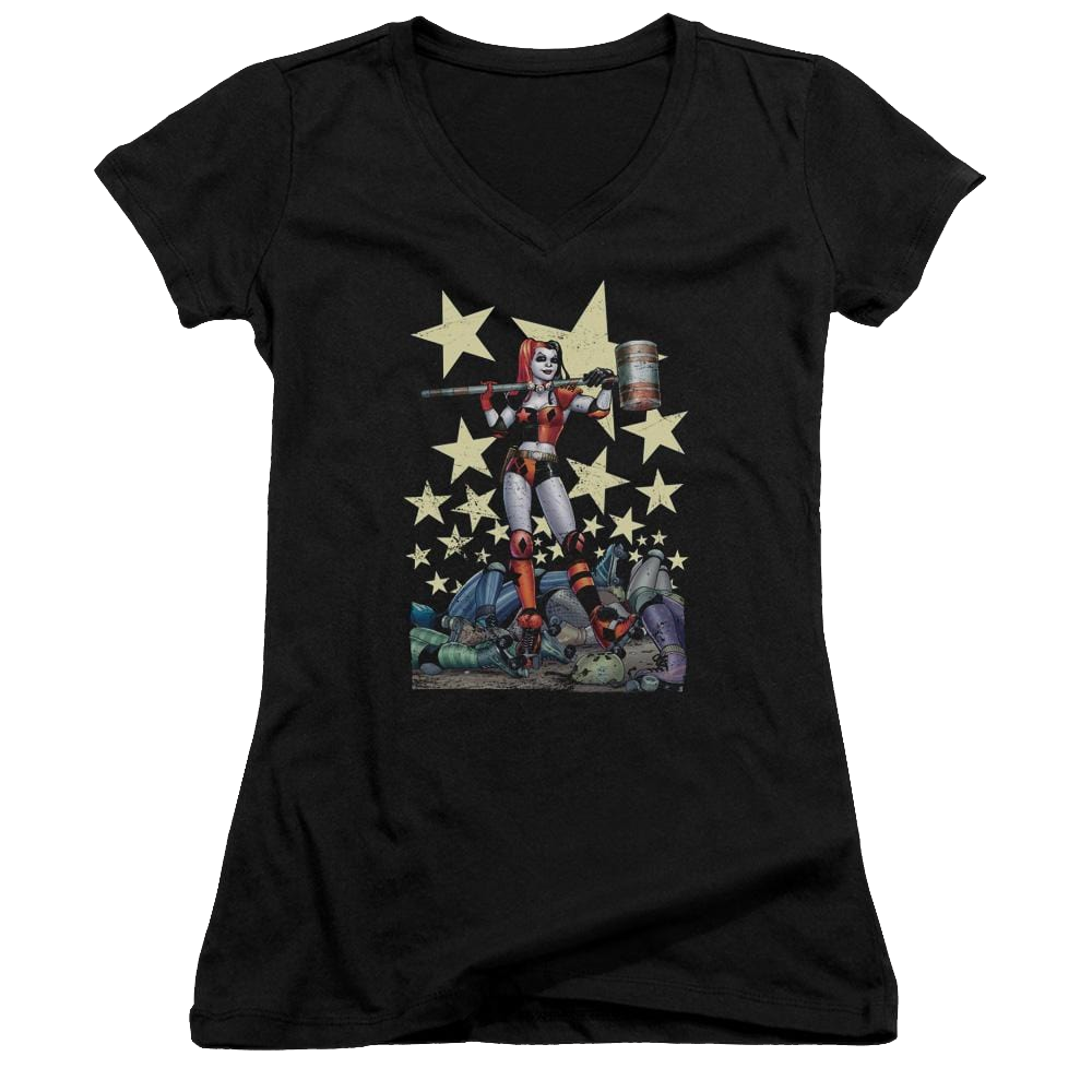 Batman Hammer Time - Juniors V-Neck T-Shirt