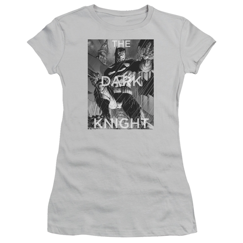 Batman Fighting The Storm - Juniors T-Shirt