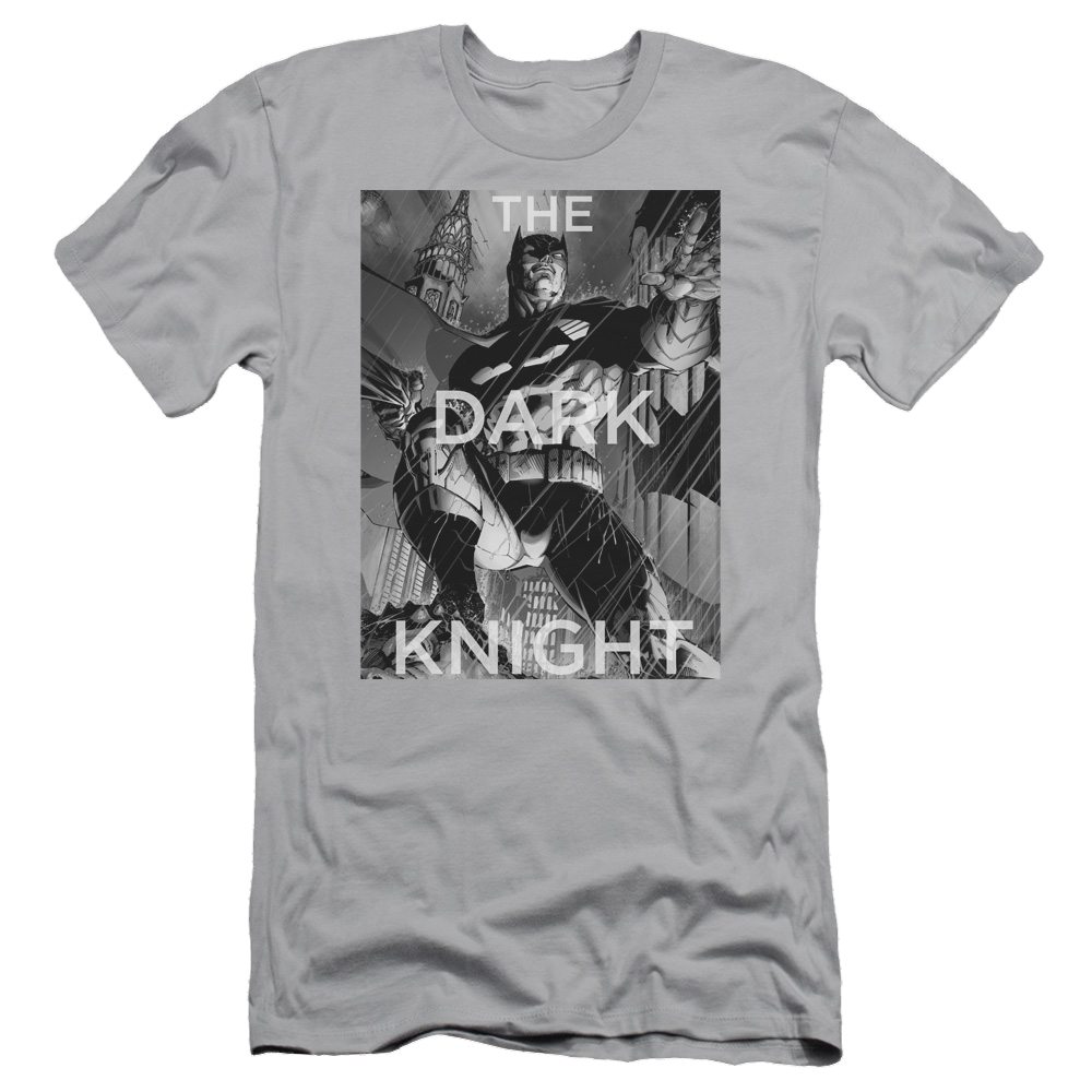 Batman Fighting The Storm - Men's Slim Fit T-Shirt