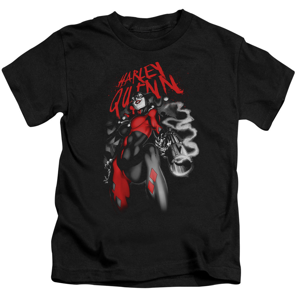 Batman Down The Barrel Juvenile Kids Youth T Shirt Black