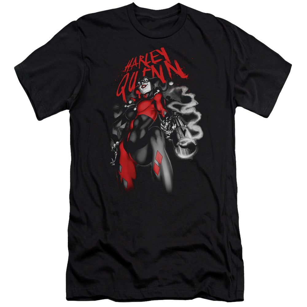 Batman Down The Barrel Slim Fit Mens T Shirt Black