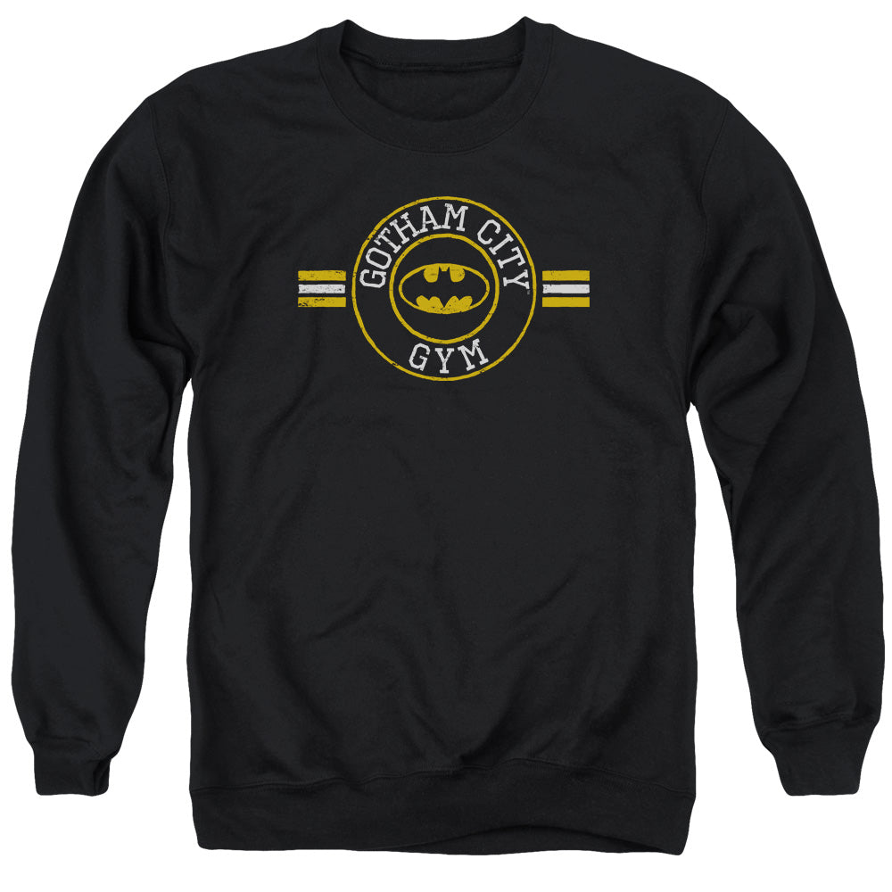 Batman Gotham City Gym Mens Crewneck Sweatshirt Black