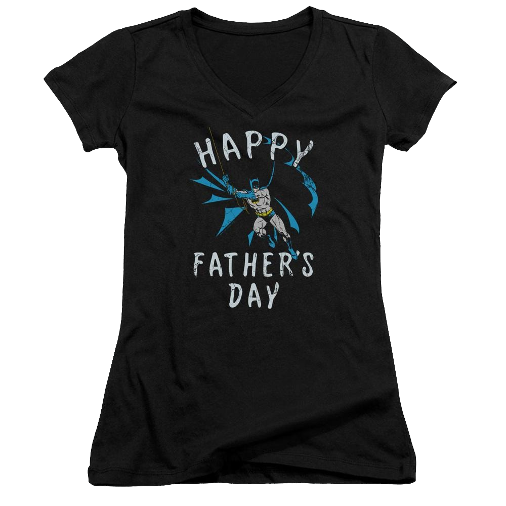 Batman Fathers Day - Juniors V-Neck T-Shirt