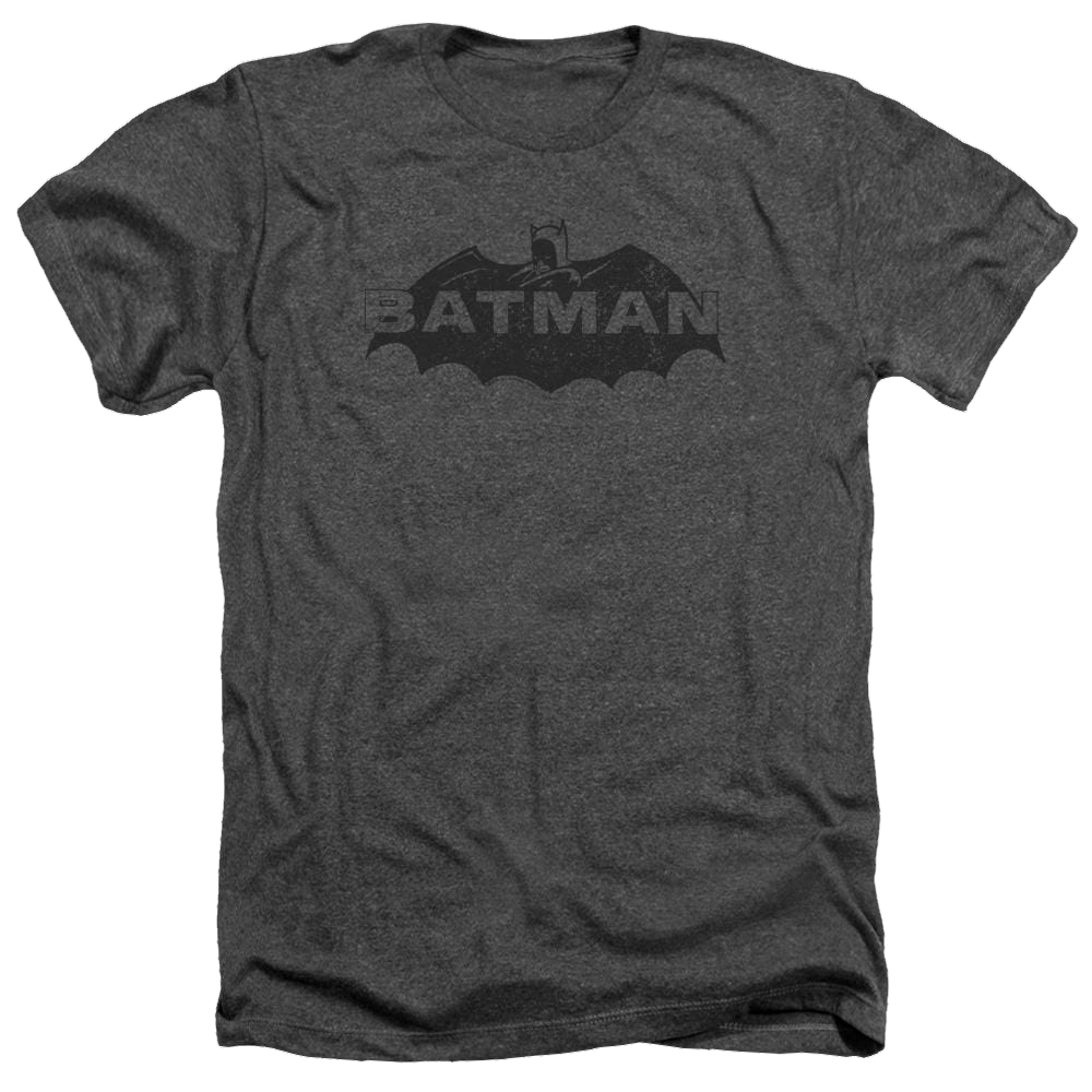 Batman Newsprint Logo - Men's Heather T-Shirt