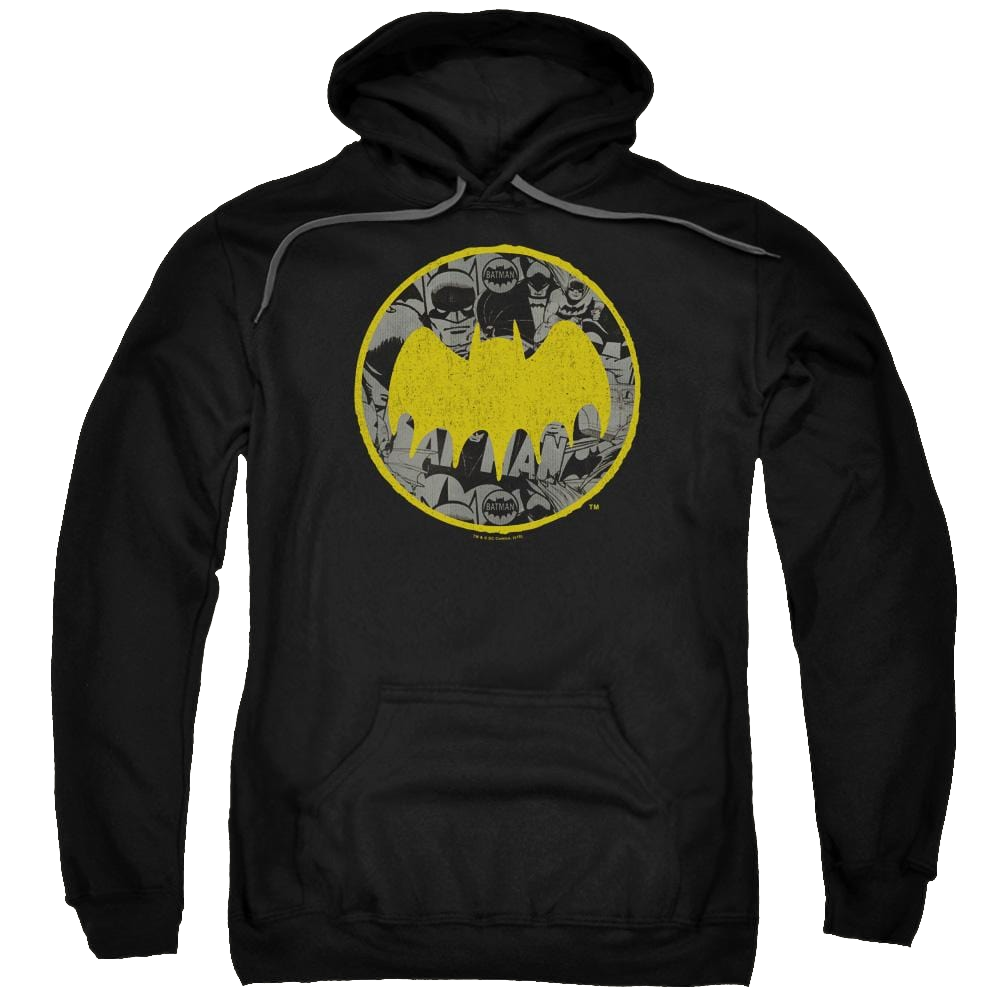 Batman Vintage Symbol Collage - Pullover Hoodie