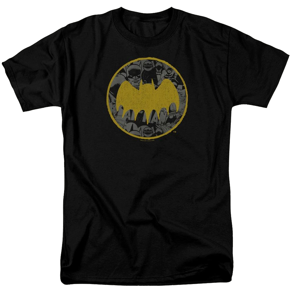 Batman Vintage Symbol Collage - Men's Regular Fit T-Shirt