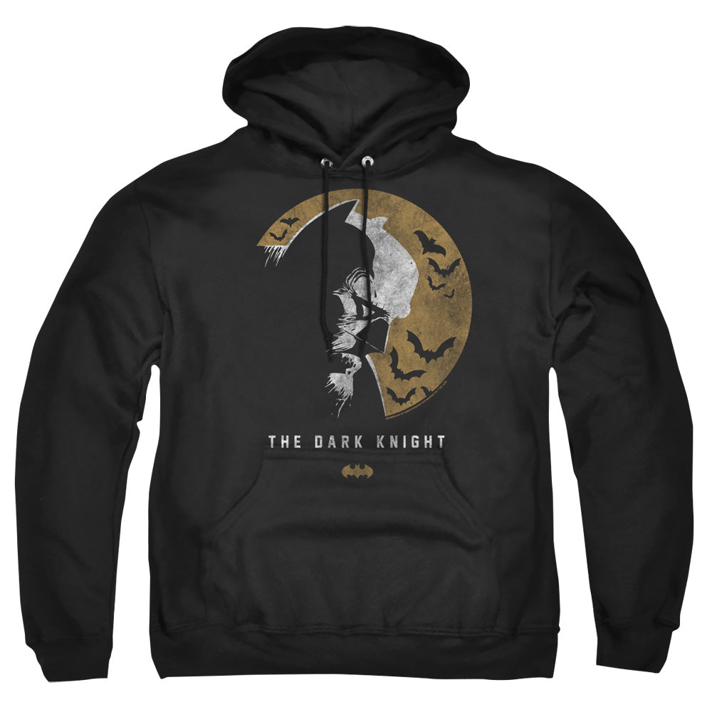 Batman Dark Knight Moon Mens Hoodie Black