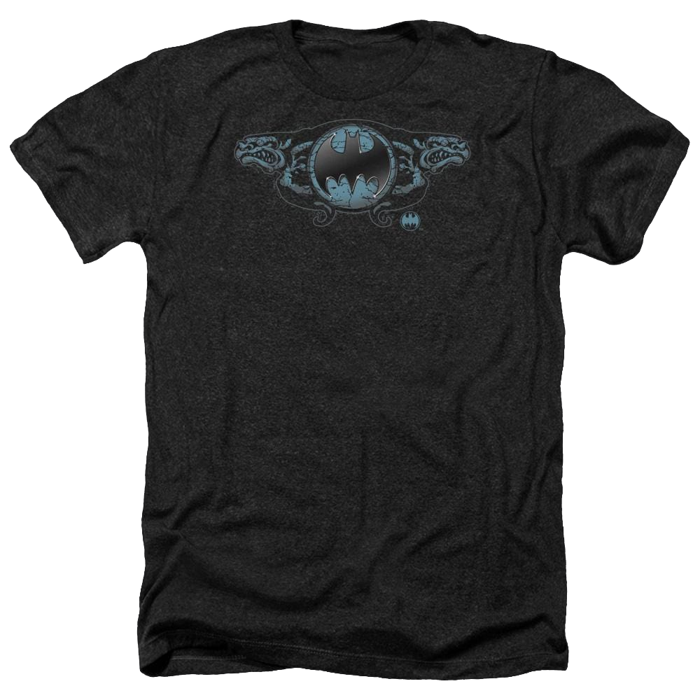 Batman Two Gargoyles Logo - Men's Heather T-Shirt