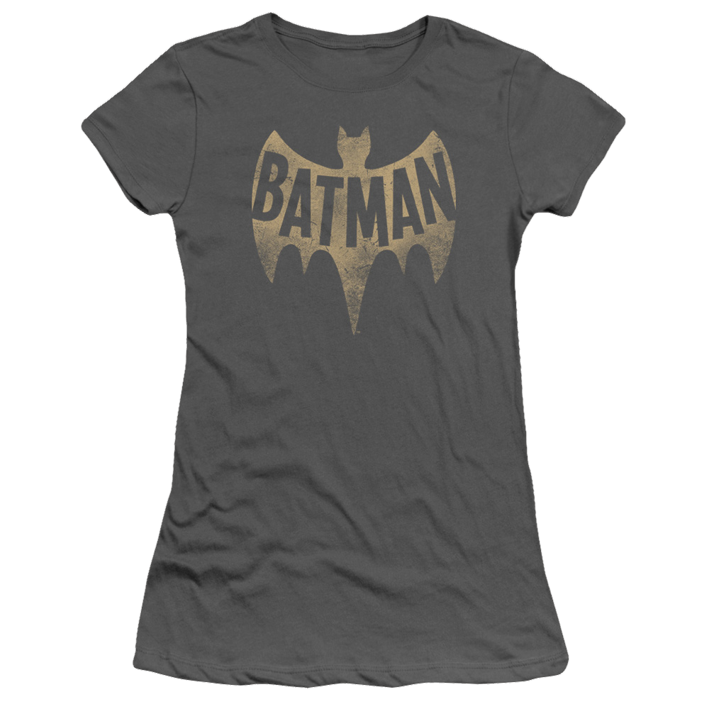 Batman - Classic TV Series Vintage Logo - Juniors T-Shirt