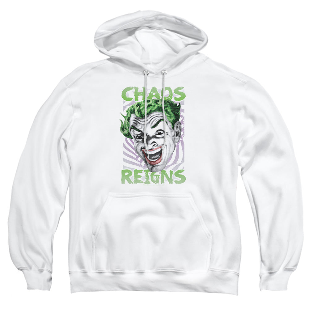 Batman Classic Tv Chaos Reigns Mens Hoodie White