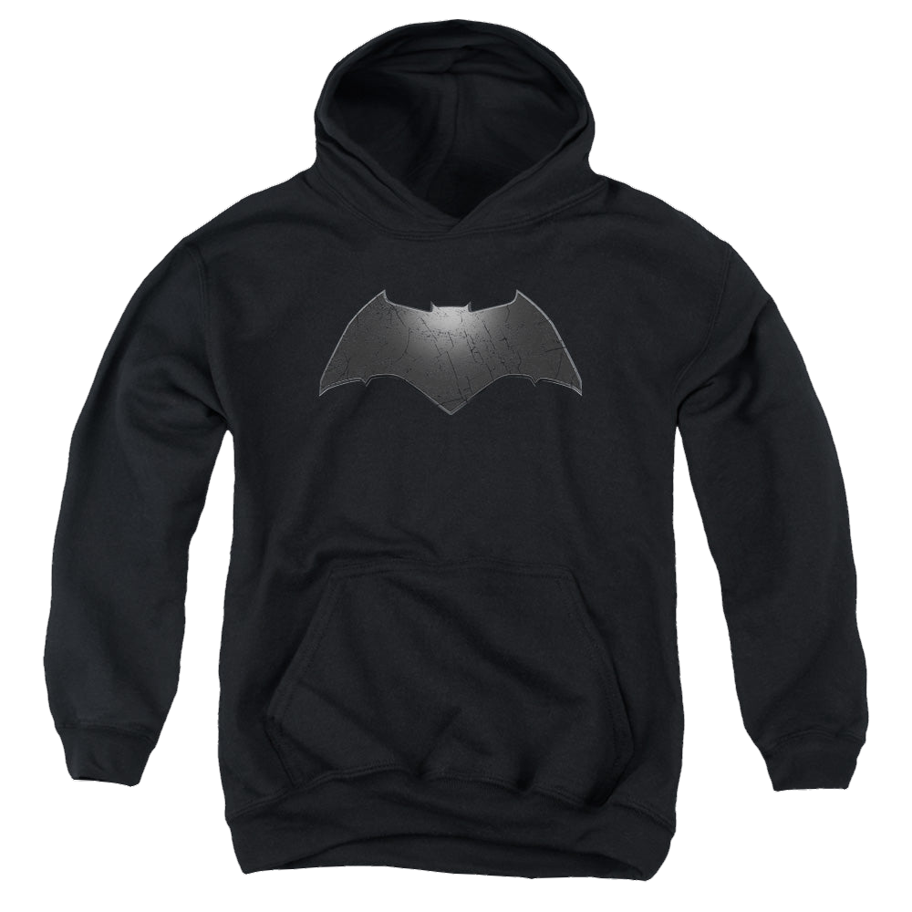 Batman v Superman Beveled Bat Logo - Youth Hoodie