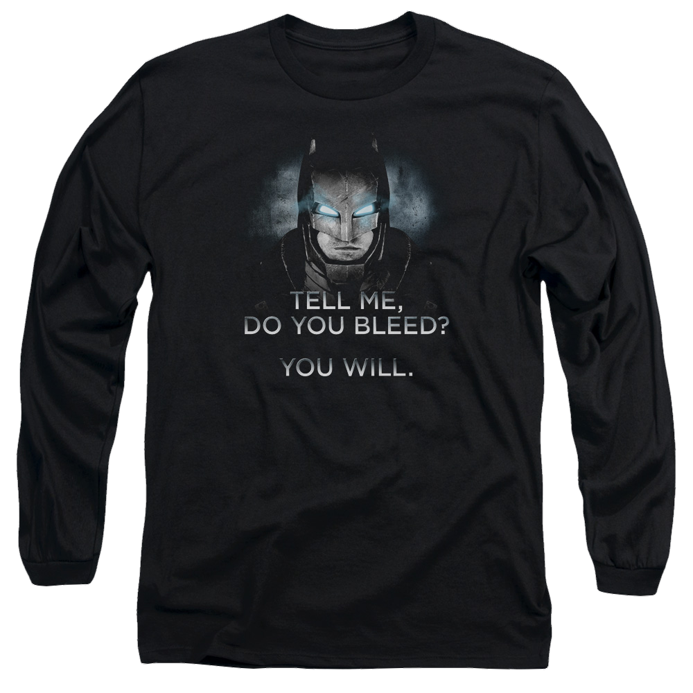 Batman v Superman Do You Bleed - Men's Long Sleeve T-Shirt Style001