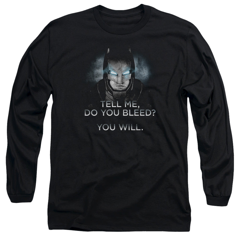 Batman v Superman Do You Bleed - Men's Long Sleeve T-Shirt