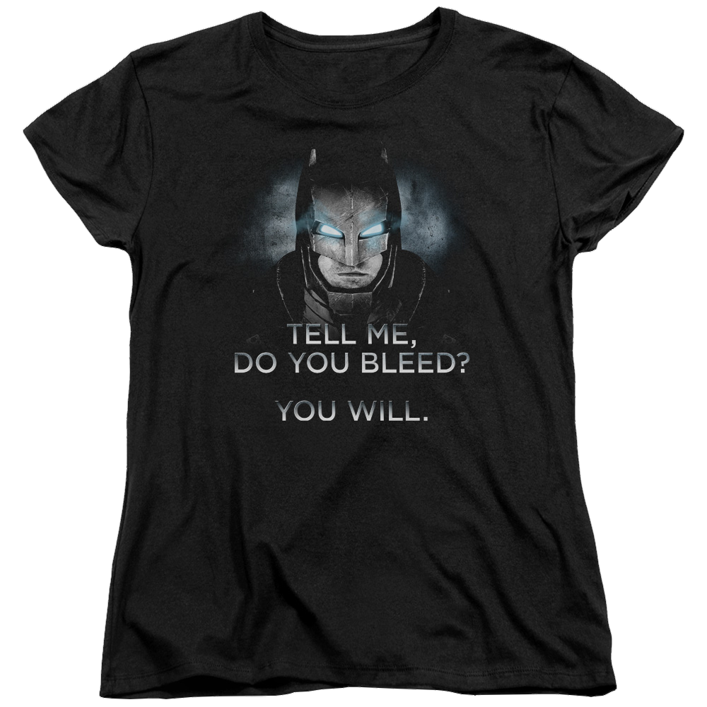 Batman v Superman Do You Bleed - Women's T-Shirt Style001
