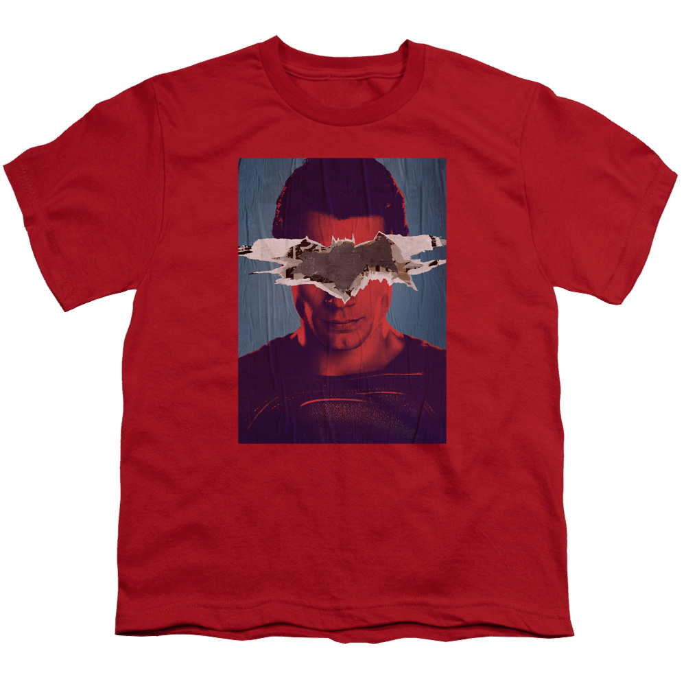 Batman v Superman Superman Poster - Youth T-Shirt