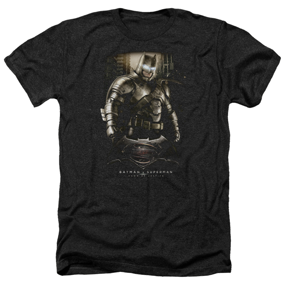 Batman v Superman Bats Ground Zero - Men's Heather T-Shirt
