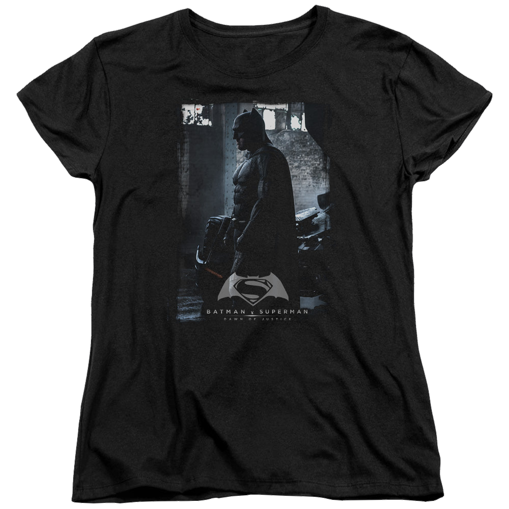 Batman v Superman Bat Poster - Women's T-Shirt Style001