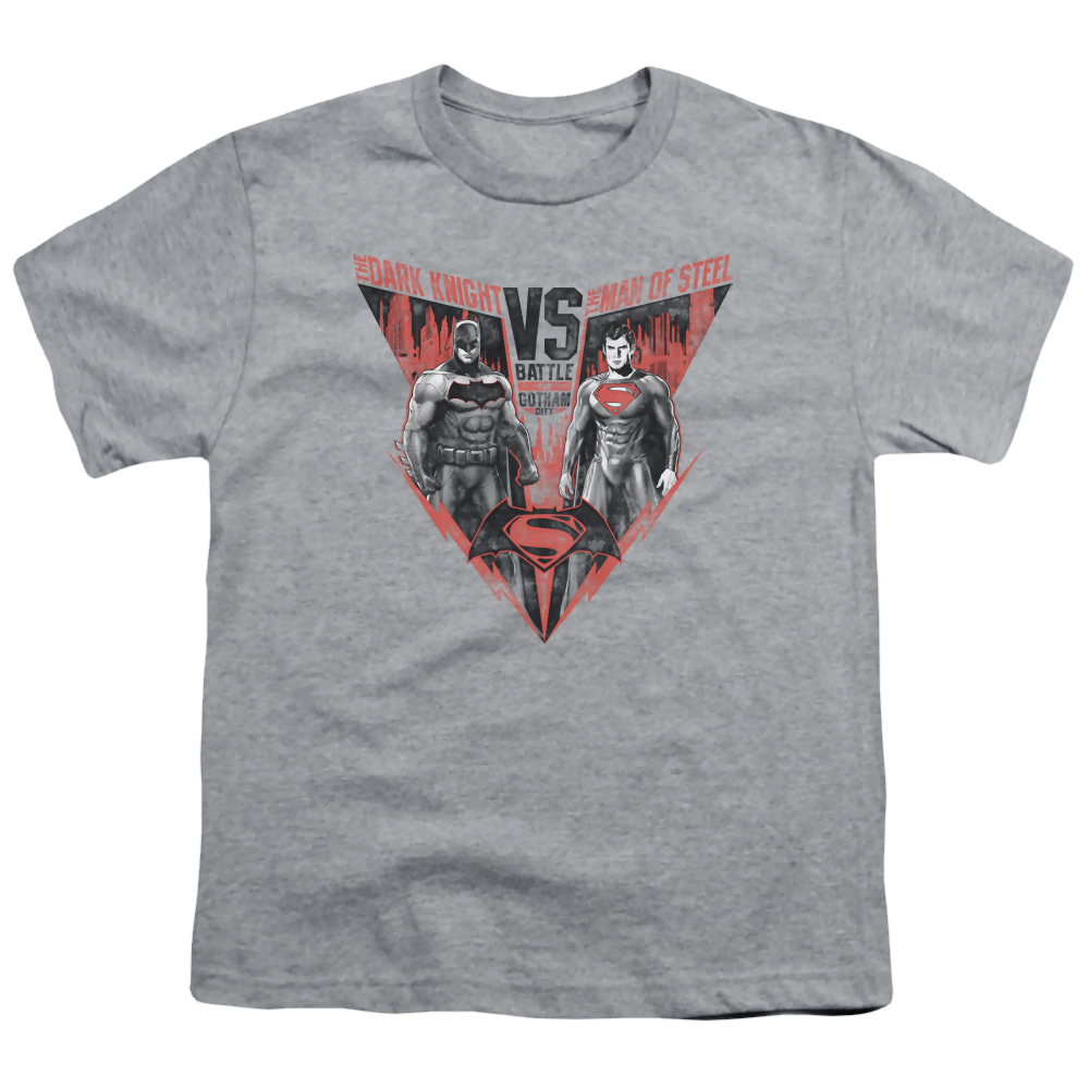 Batman v Superman Batlle For Gotham - Youth T-Shirt Style001