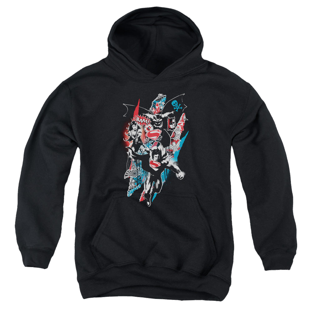 Batman v Superman Ripped Trio 2 - Youth Hoodie