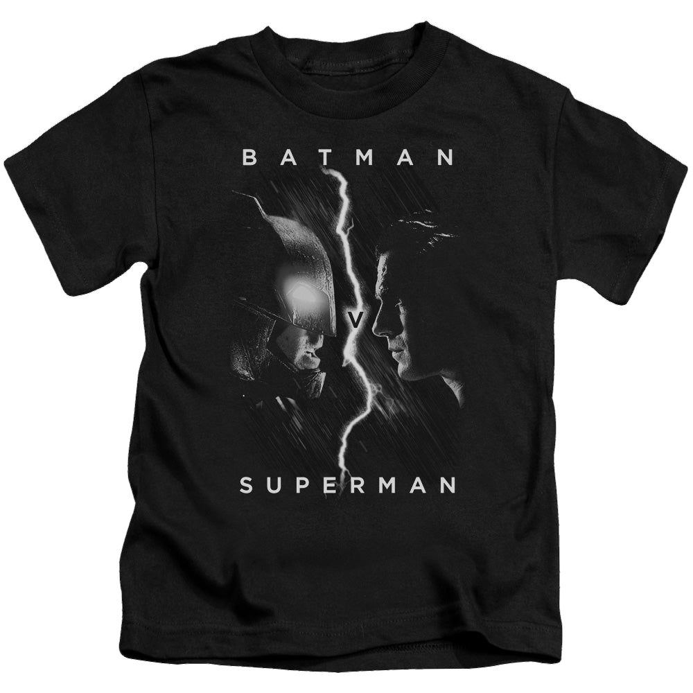 Batman v Superman Face To Face - Kid's T-Shirt