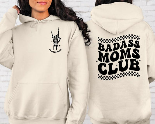 Badasss Moms Club Sweatshirt, Badass Mom Hoodie, Cool Moms Club Sweatshirt, Funny Mother's Day Shirt, Mother's Day Sweater, Cool Moms Sweater, New Mama Shirt, Valentine Gift For Mom
