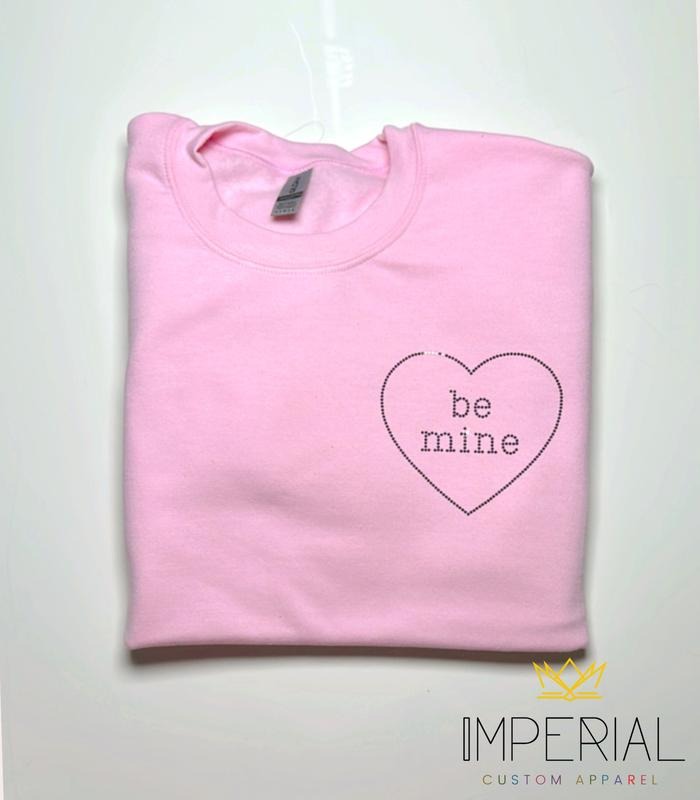 Be Mine BLING Valentines Day T-Shirt, Valentines Day Sweatshirt, Valentines Day Sweatshirt, VDay Sweatshirt