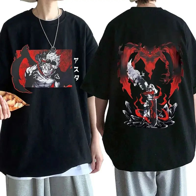 Black Clover Asta Manga T-shirt
