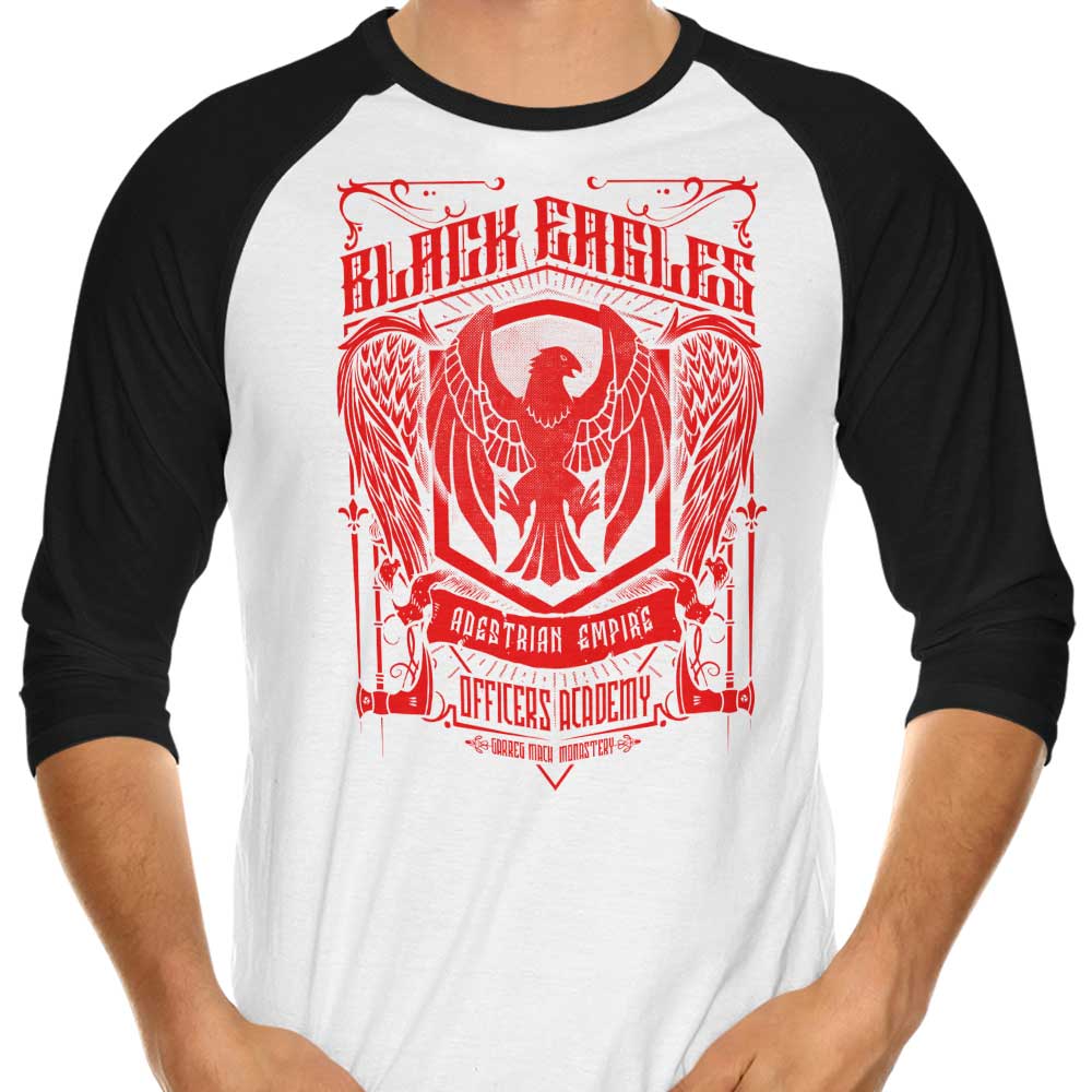 Black Eagles Officer - 3/4 Sleeve Raglan T-Shirt