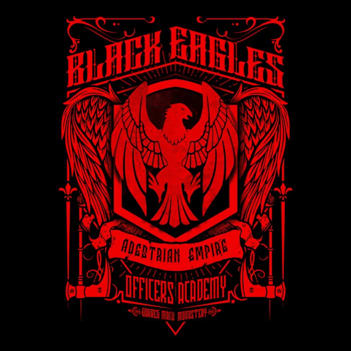 Black Eagles Officer - Ringer T-Shirt
