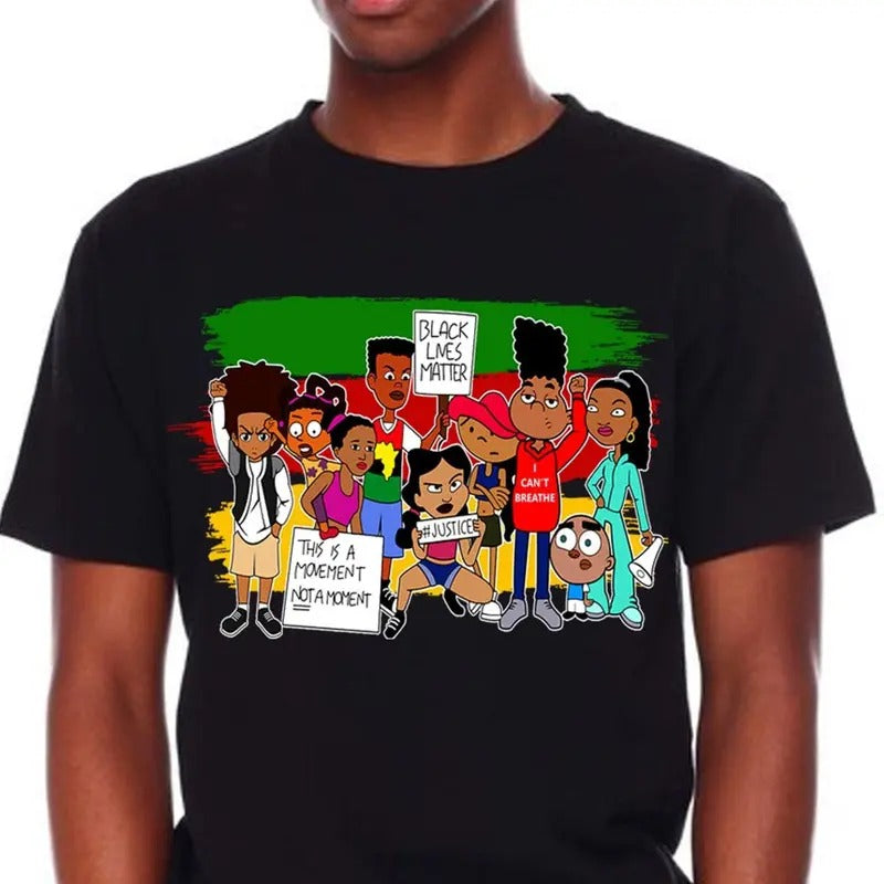 Black Lives Matter T-shirt Cartoon Characters, Black History, Digital Designs For Shirts - We Are Black History, Black Pride Shirt