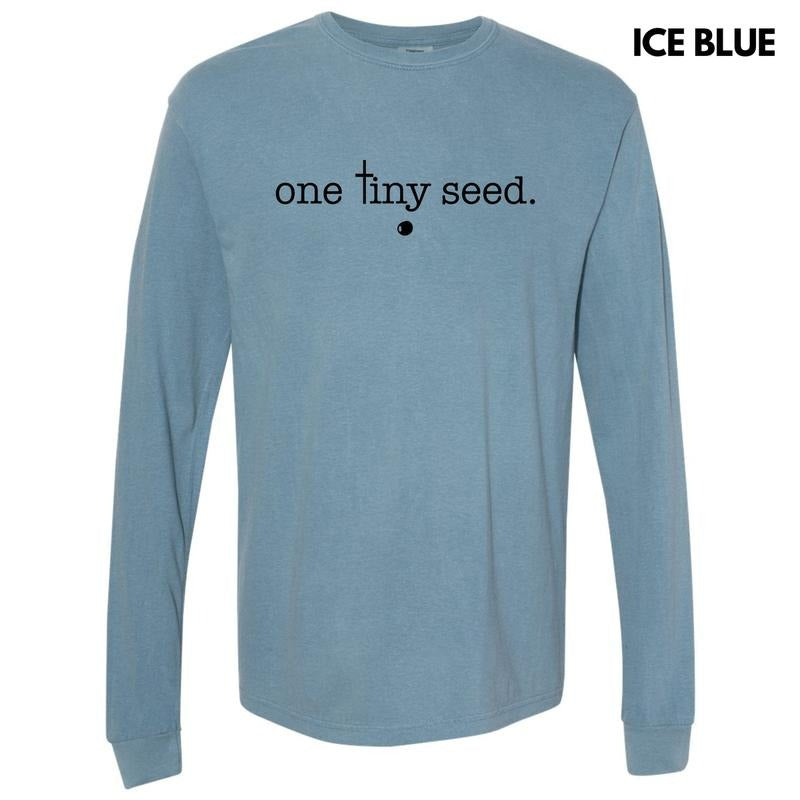 Black One Tiny Seed Long Sleeve Comfort Colors T-Shirt 'NLB'