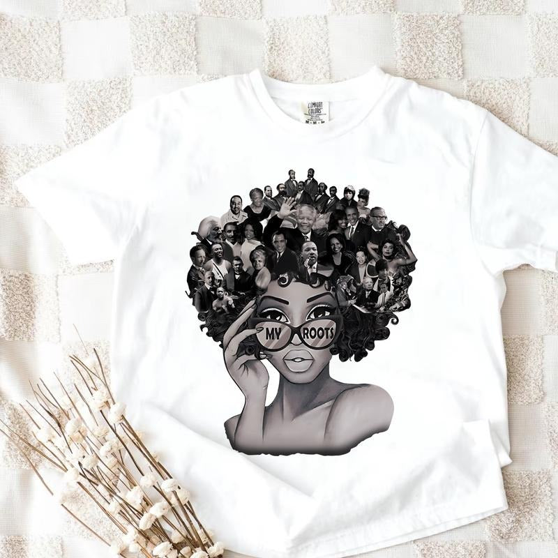 Black history month - My Roots black history -gift ideas - Black Lives Matter - black owned - woman owned- MLK shirts